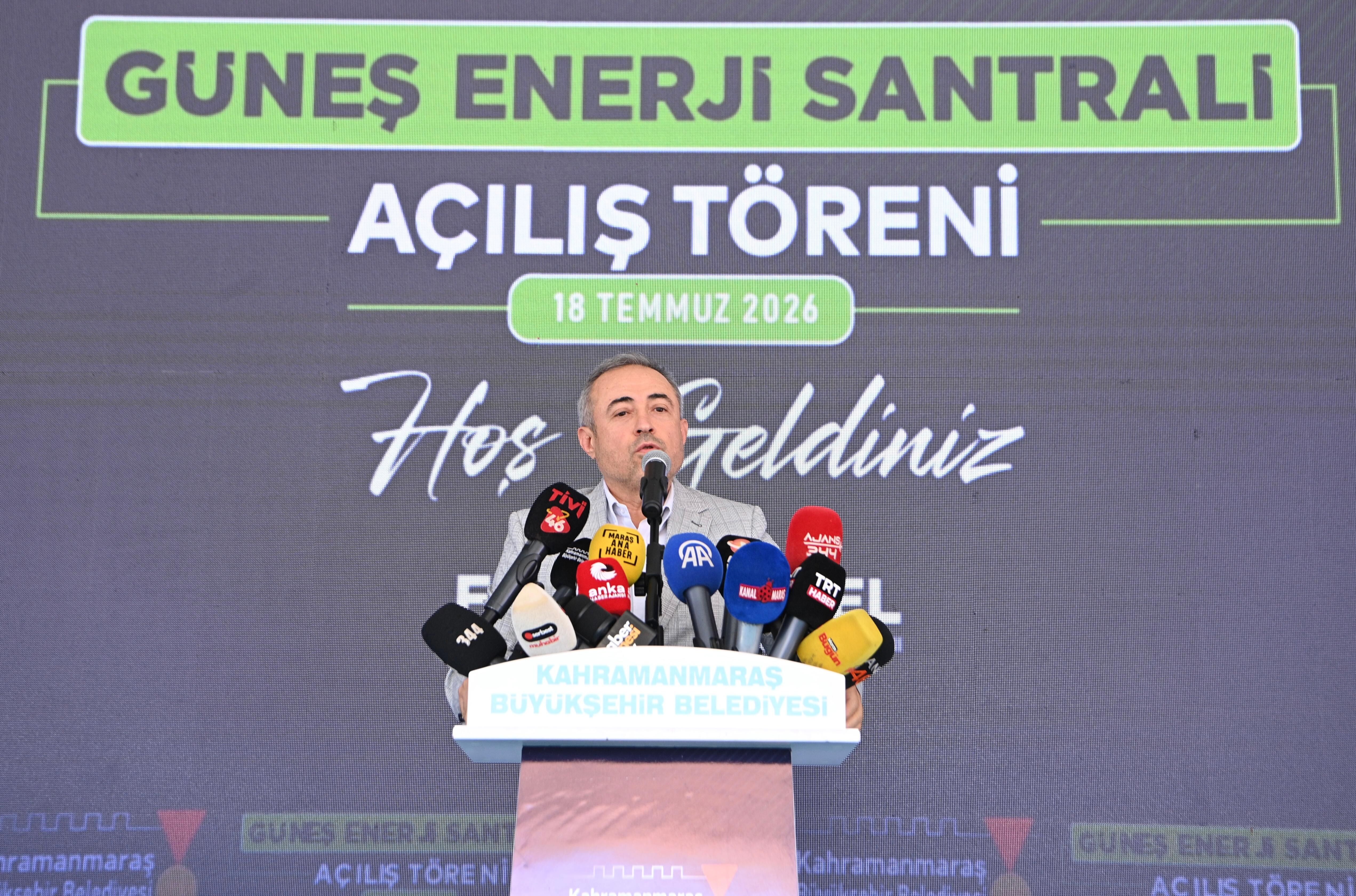 Kahramanmaraş'ta Şehrin En Büyük Güneş Enerji Santrali Hizmete Girdi (7)
