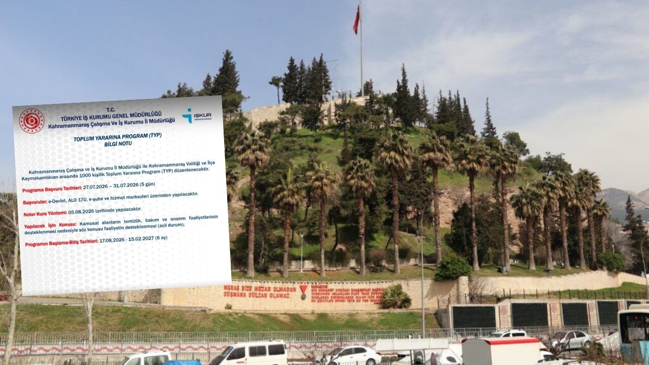 Kahramanmaraş'ta TYP başvuruları için tarih duyuruldu! Bin kişi alınacak