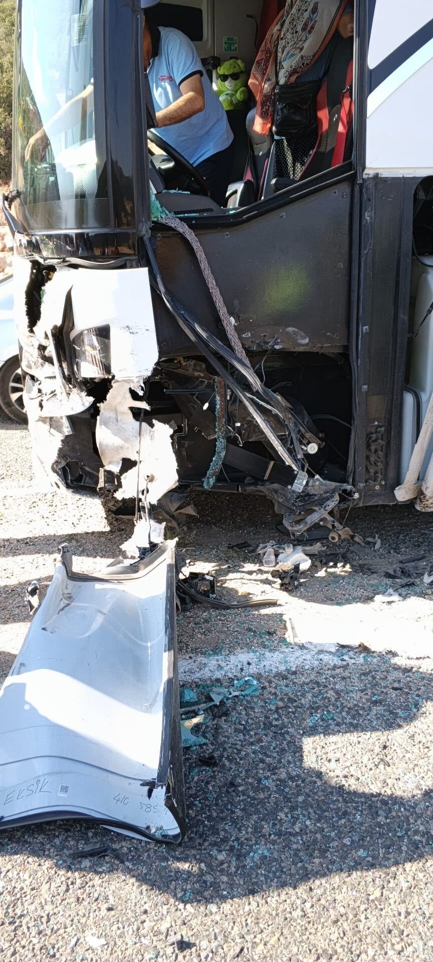 Kahramanmaraş'ta Yolcu Otobüsü Ile Otomobil Çarpıştı 2'Si Ağır, 4 Yaralı (1)