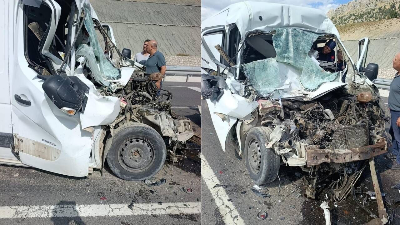 Kahramanmaraş'ta yürekleri ağza getiren kaza! 1 kişi araçta sıkıştı