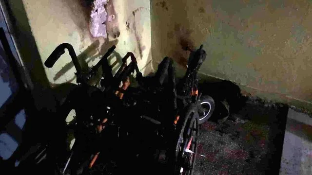 Madde Bağımlısı Oğlu Babasının Akülü Tekerlekli Sandalyesini Yaktı