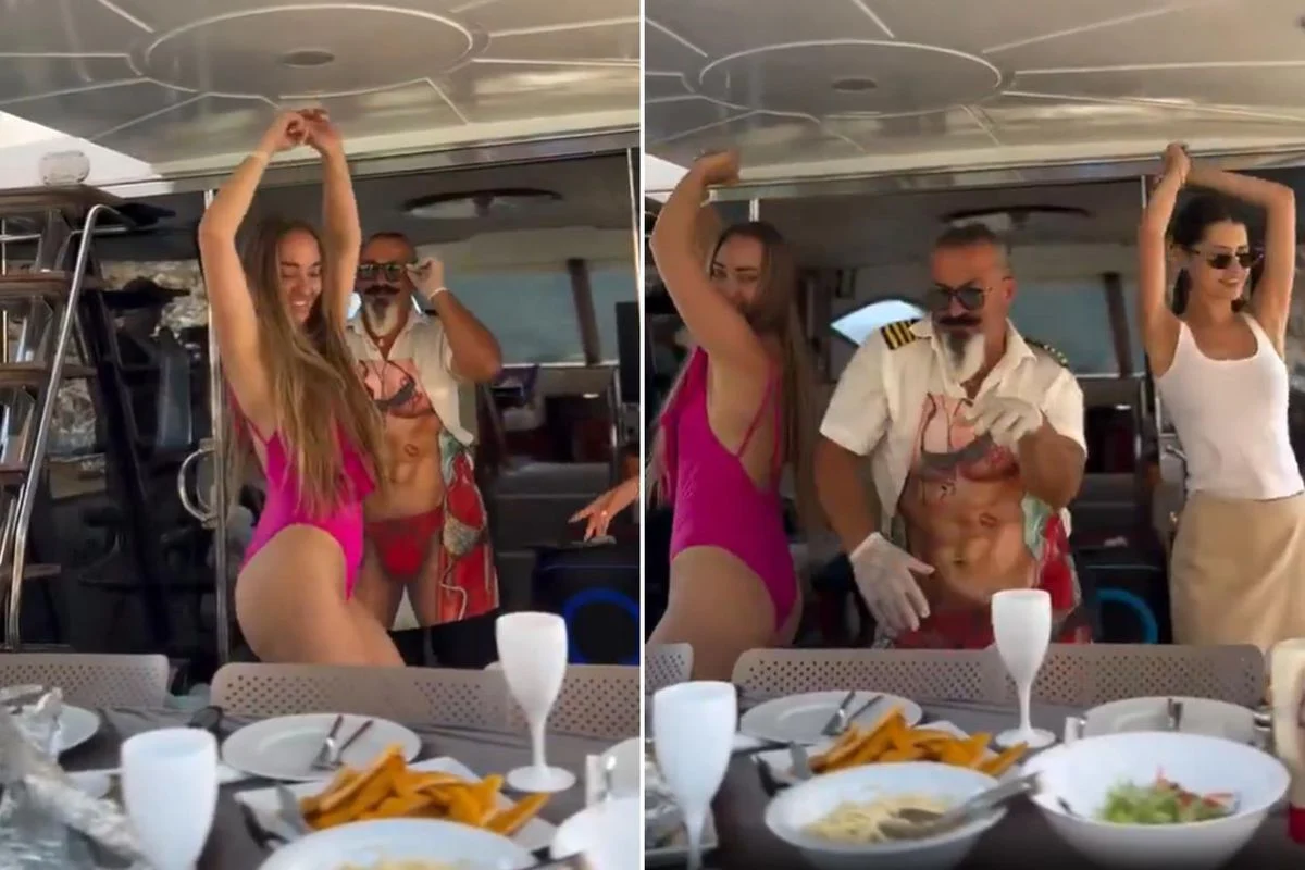 Tepki Çeken Kaptan Bu Kez de Turistlerle Dans Etti