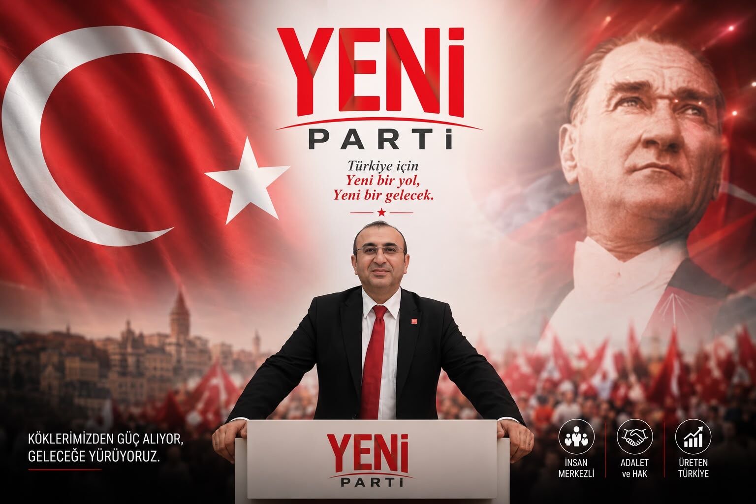 Ünal Ateş Yeni Parti Kahramanmaraş Kurucu İl Başkanı oldu
