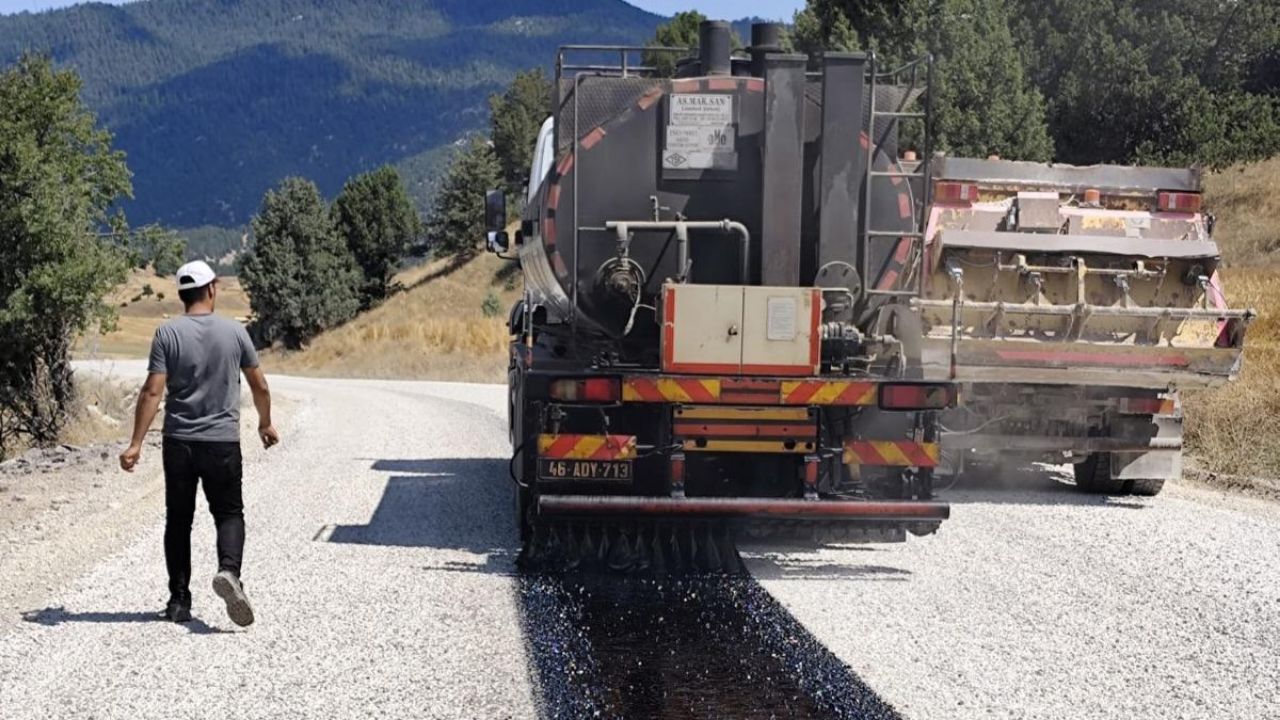 Andırın kırsalında 20 milyon TL'lik asfalt yatırımı!