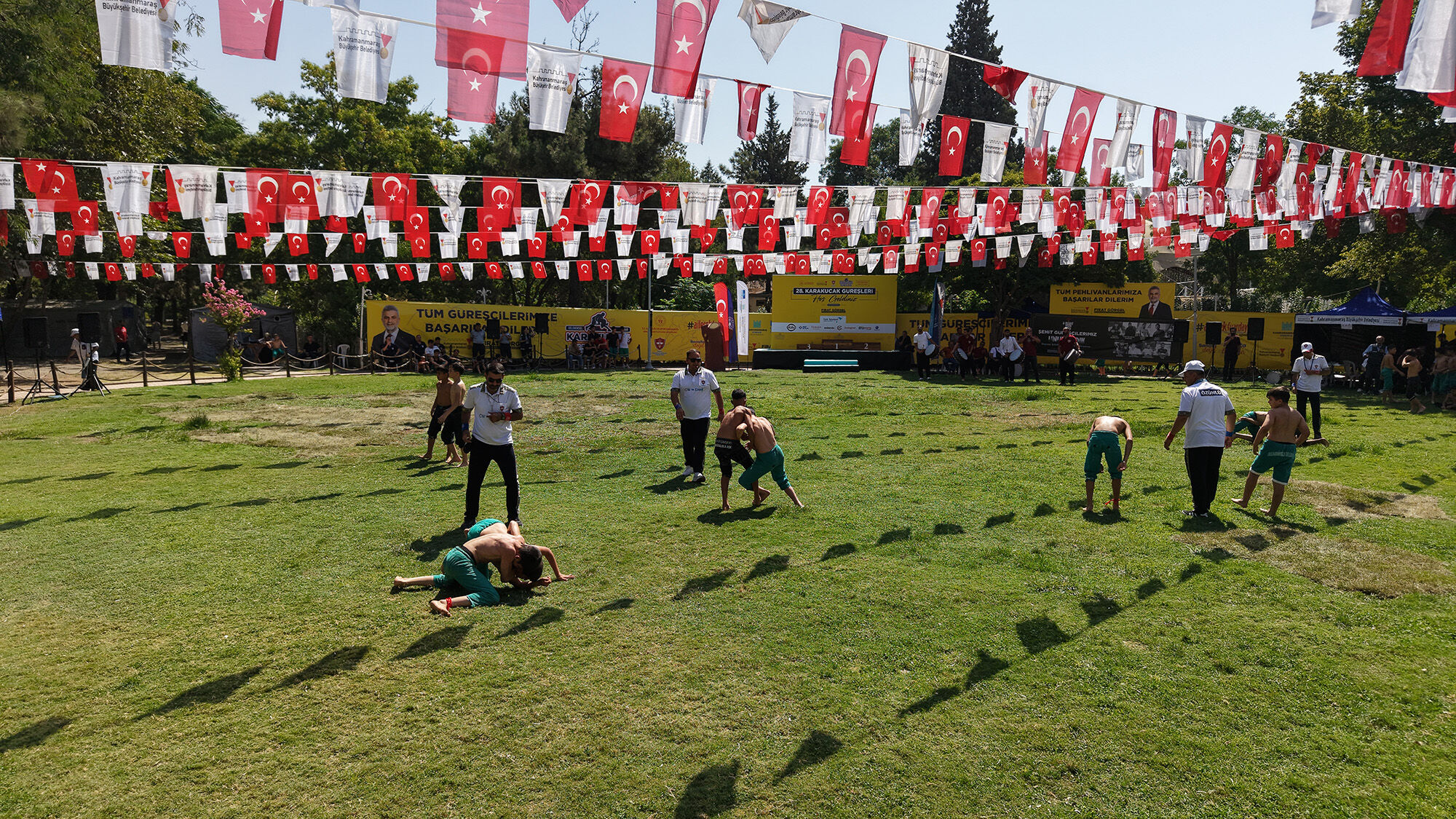 Kahramanmaraş’ta 26 yıl sonra Ağustos Fuar Güreşleri yeniden başladı
