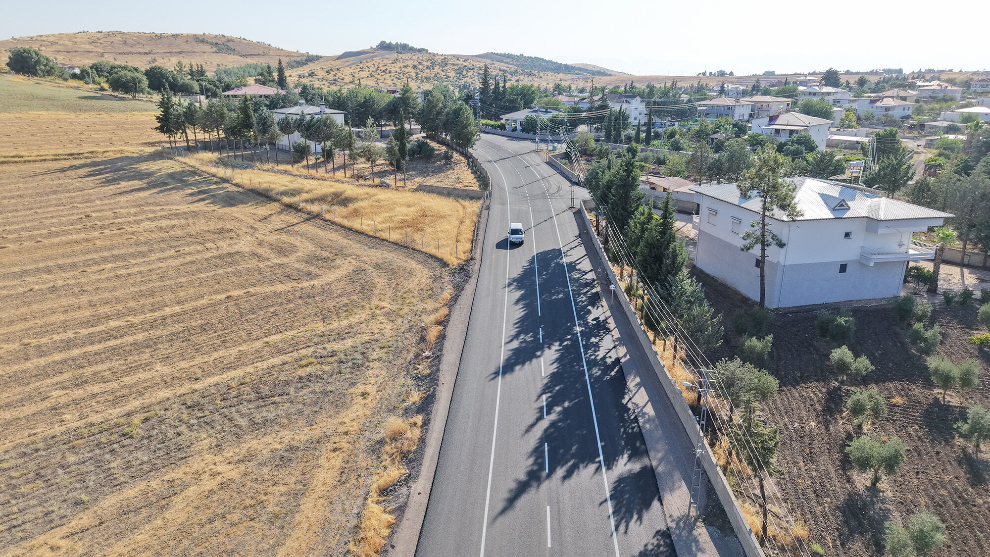 Büyükşehir, Dulkadiroğlu Kırsalında 45 Milyonluk Yol Yatırımını Tamamladı (1)