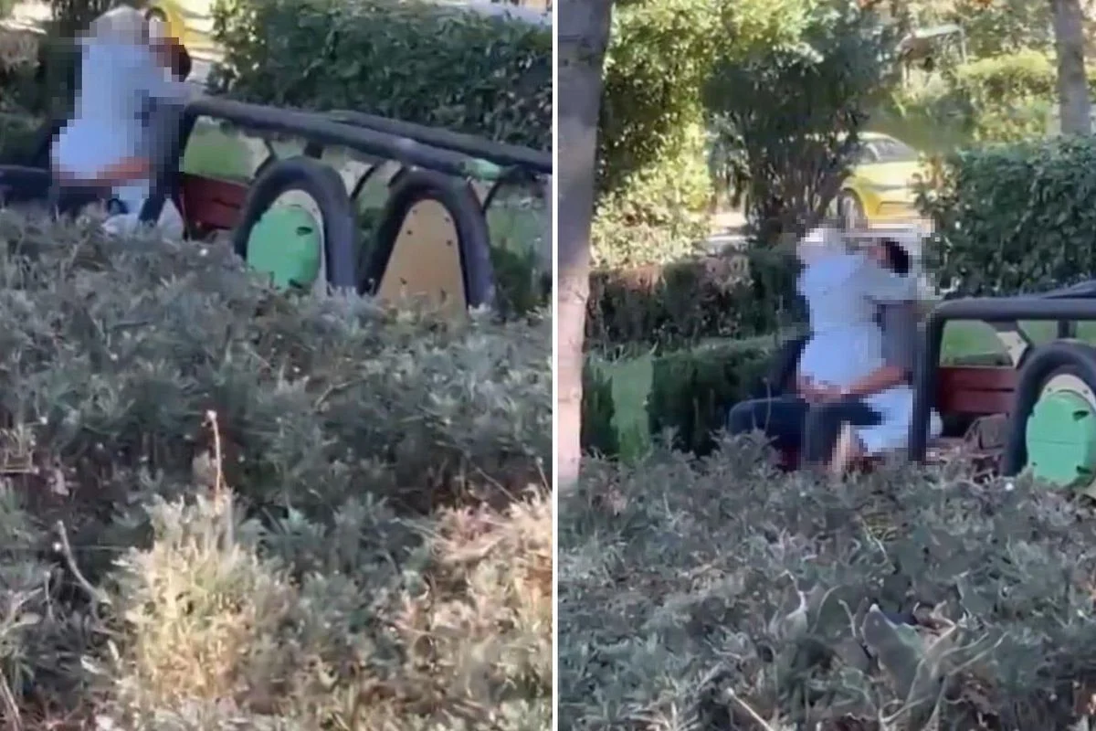 Çocuk Parkındaki Uygunsuz Görüntüler Tepki Çekti