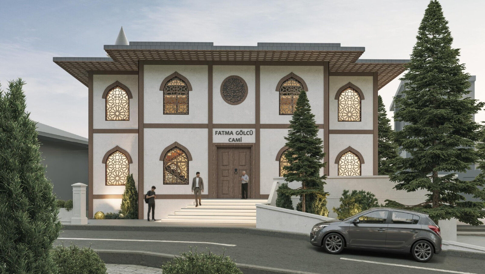 Depremde Hasar Alarak Yıkılan Fatma Gölcü Camii, Hızla Yükseliyor (1)