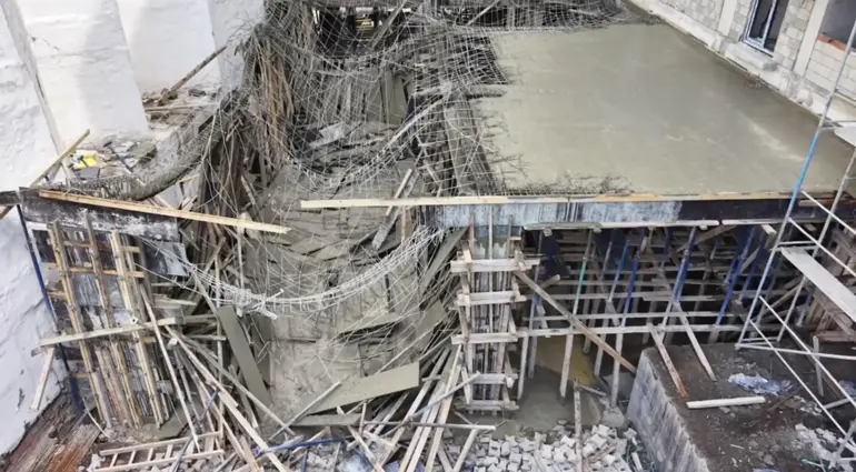 Erzurum'da Inşaatta Göçük; 2 Yaralı