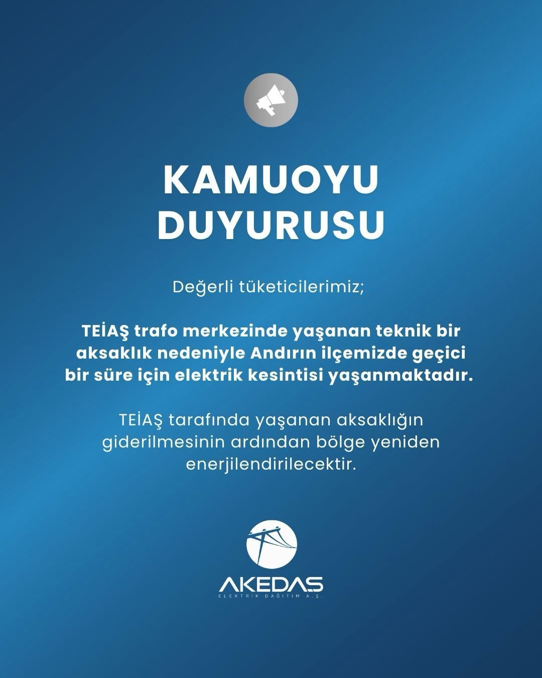 Kahramanmaraş'ın o ilçesinde elektrikler neden kesildi? Açıklama geldi
