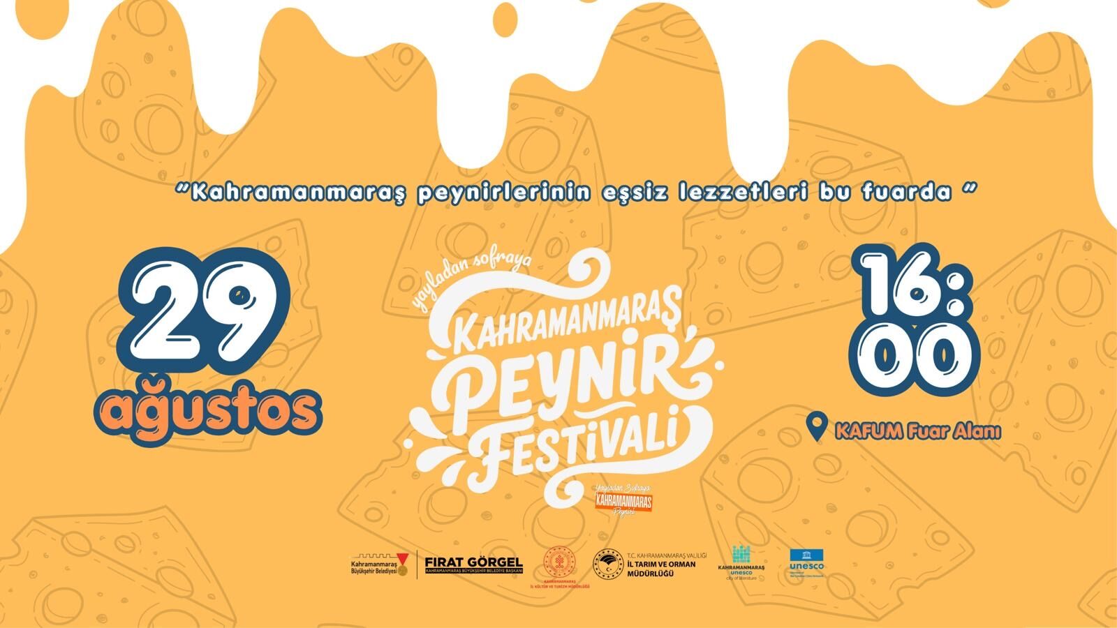 Kahramanmaraş Peynir Festivali başlıyor-1