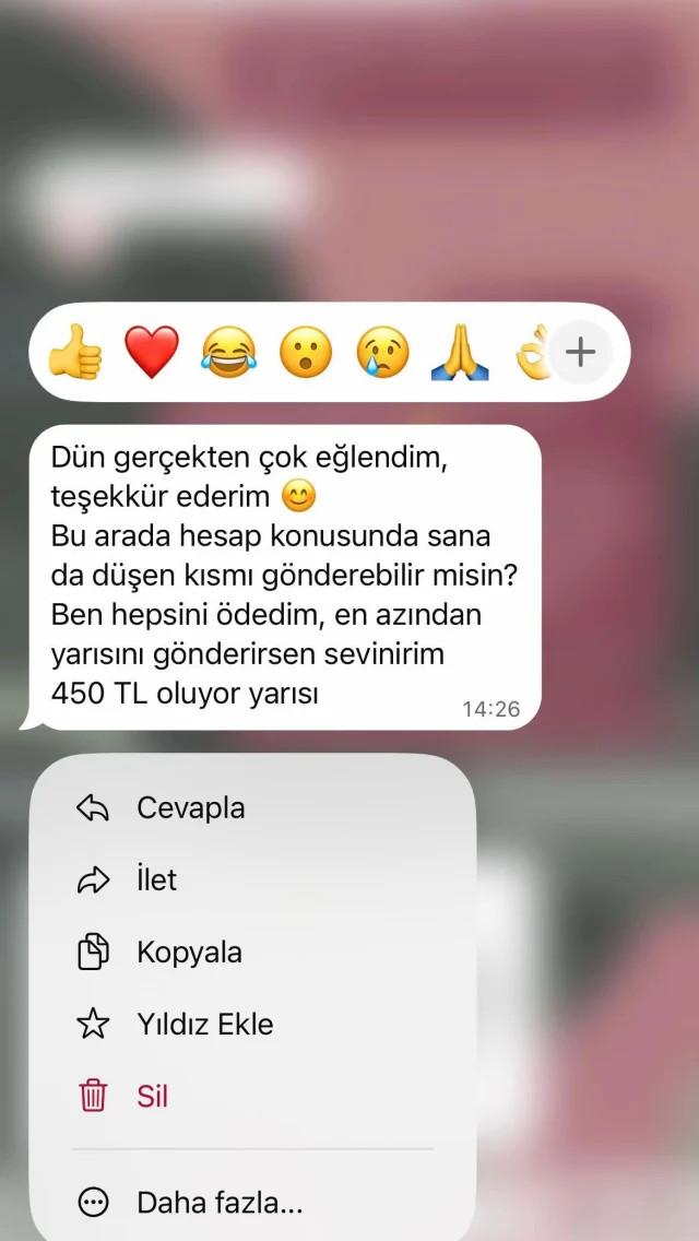 İlk Buluşma Sonrası Adamdan Gelen Mesajı Görünce Engeli Bastı (1)