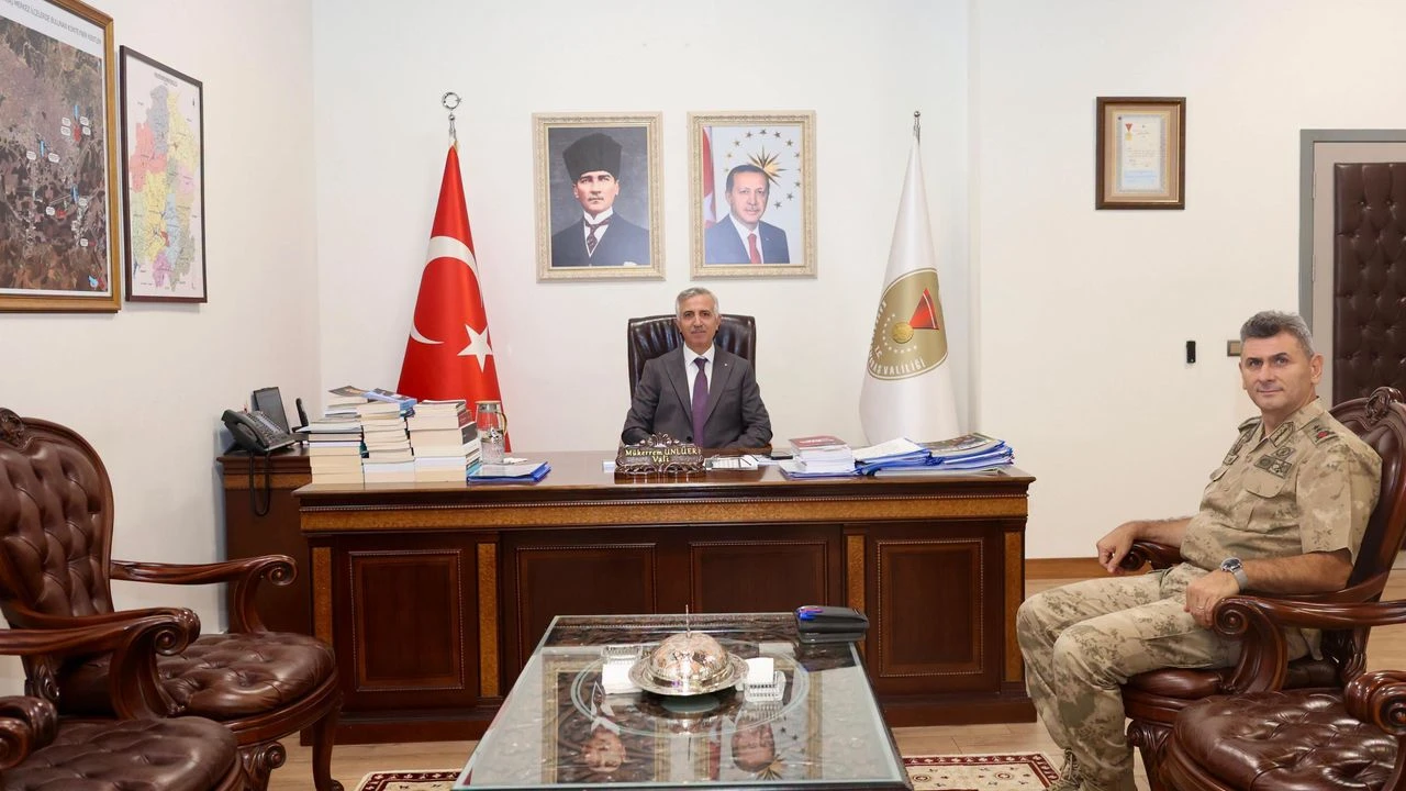 Jandarma Komutanı Gemalmaz’dan Vali Ünlüer’e veda
