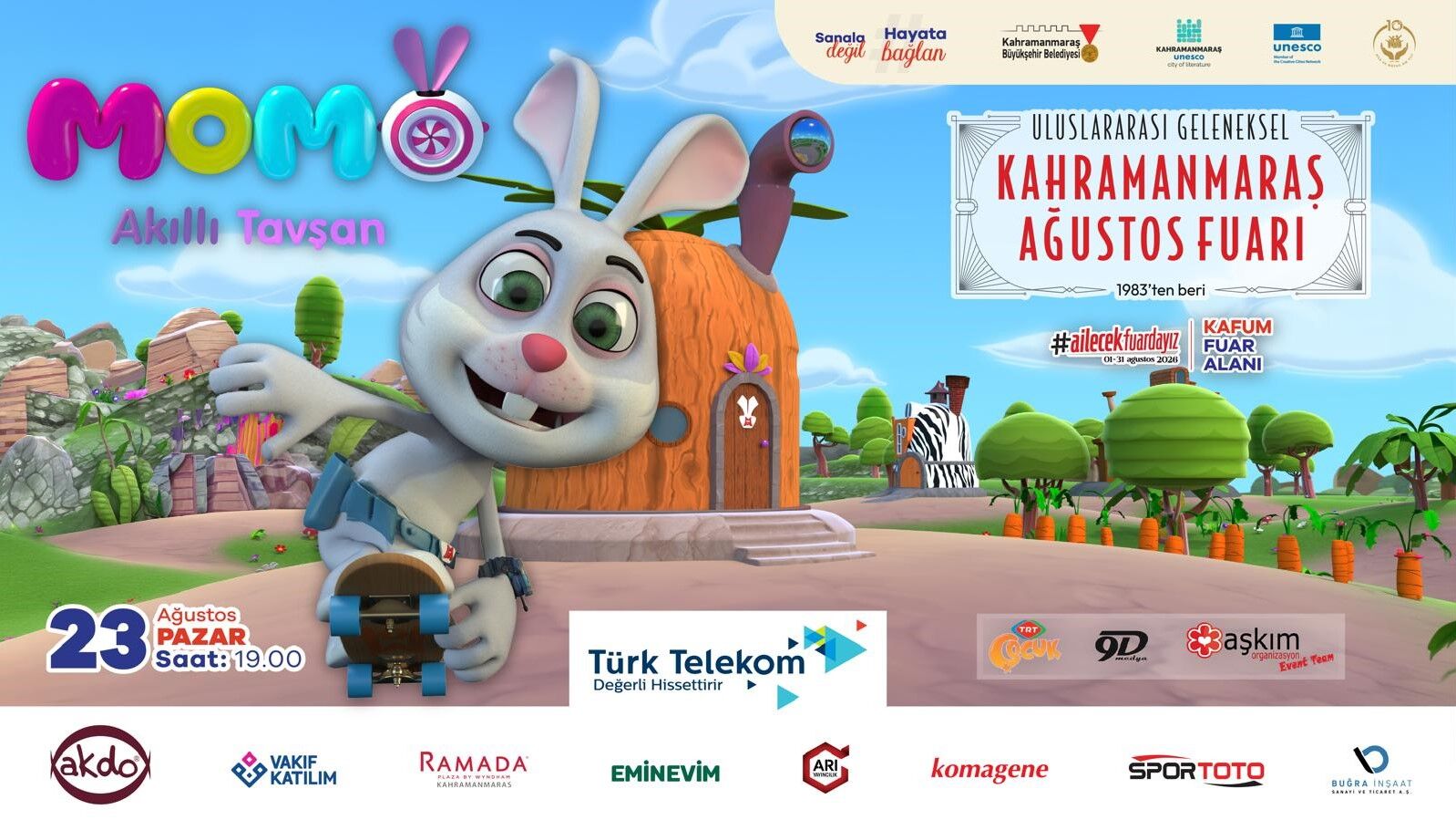 Kahramanmaraş Ağustos Fuarı’nda 23 Ağustos’ta Üç Farklı Etkinlik Düzenlenecek (2)