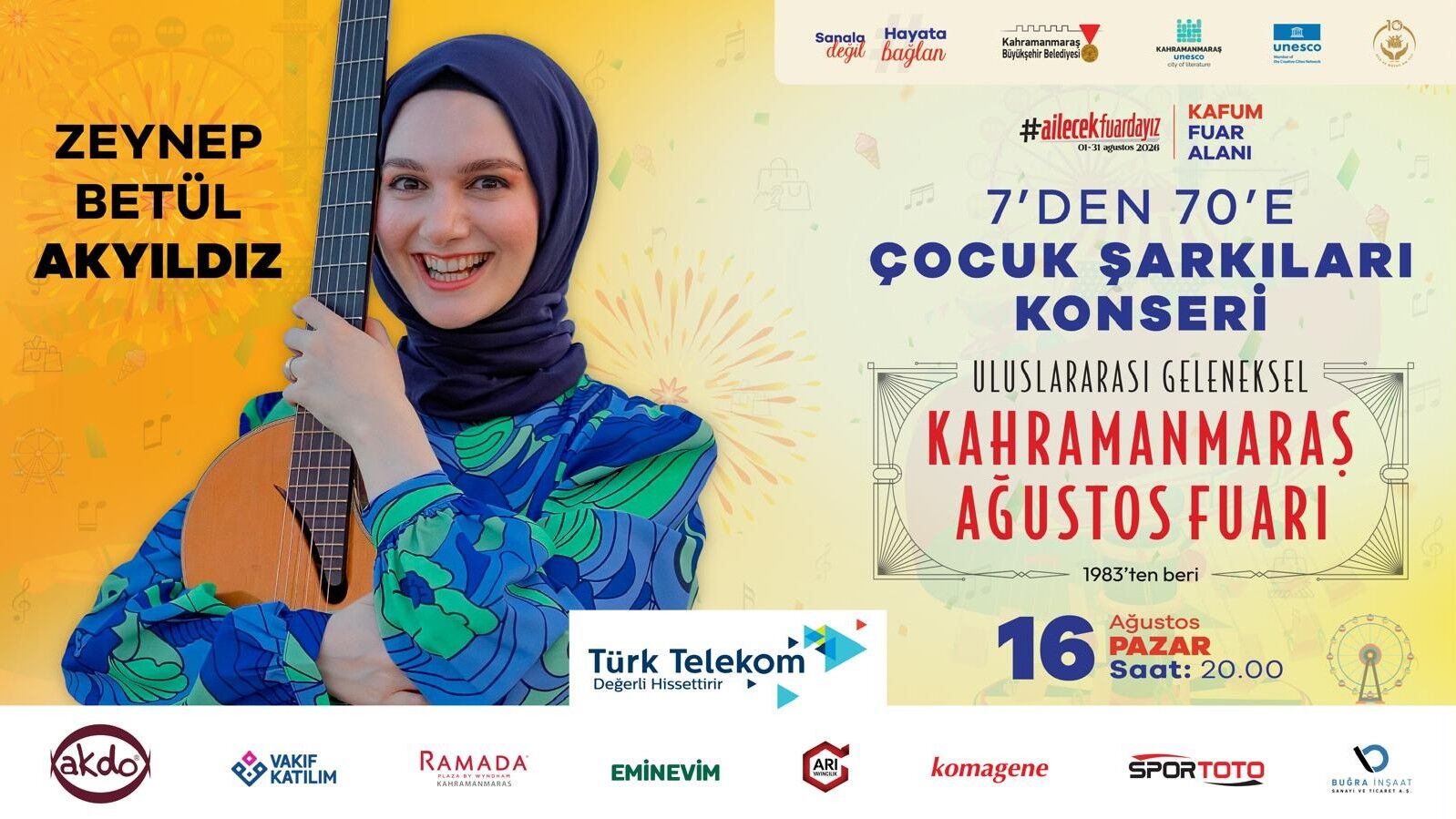 Kahramanmaraş Ağustos Fuarı’nda Çocukların Beklediği Gün Geldi! (1)