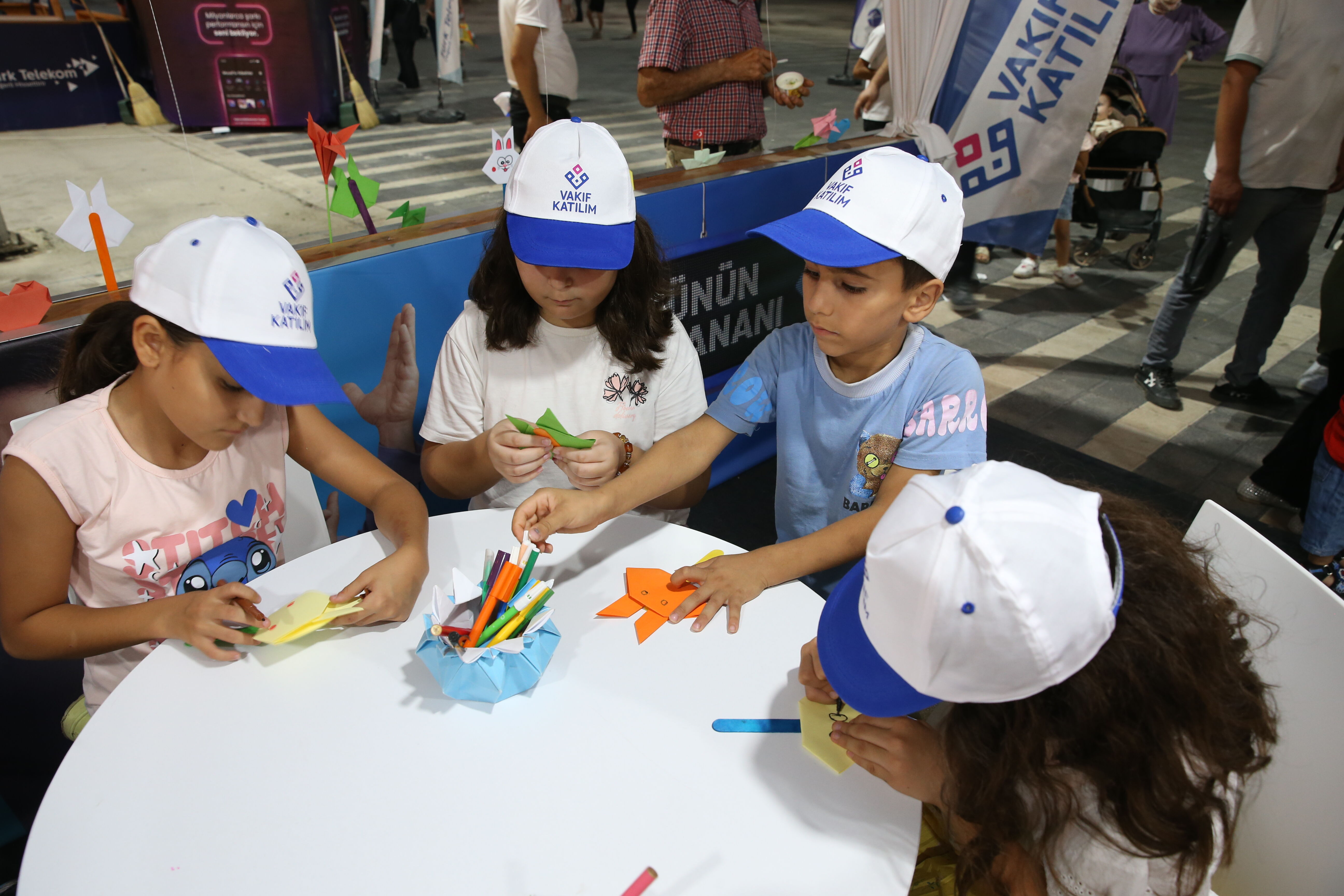 Kahramanmaraş Ağustos Fuarı’nda miniklere origami sürprizi
