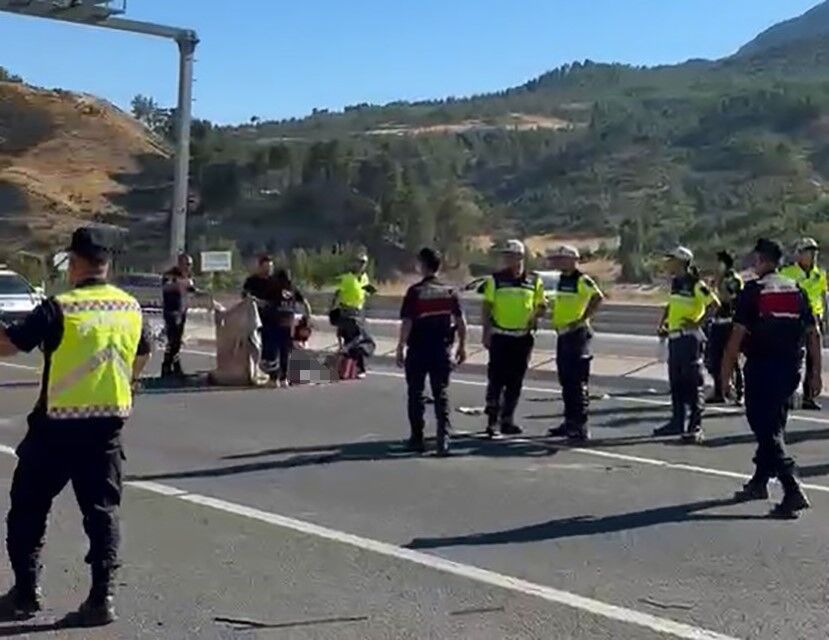 Kahramanmaraş-Göksun karayolunda otomobil takla attı: 1 ölü, 4 yaralı