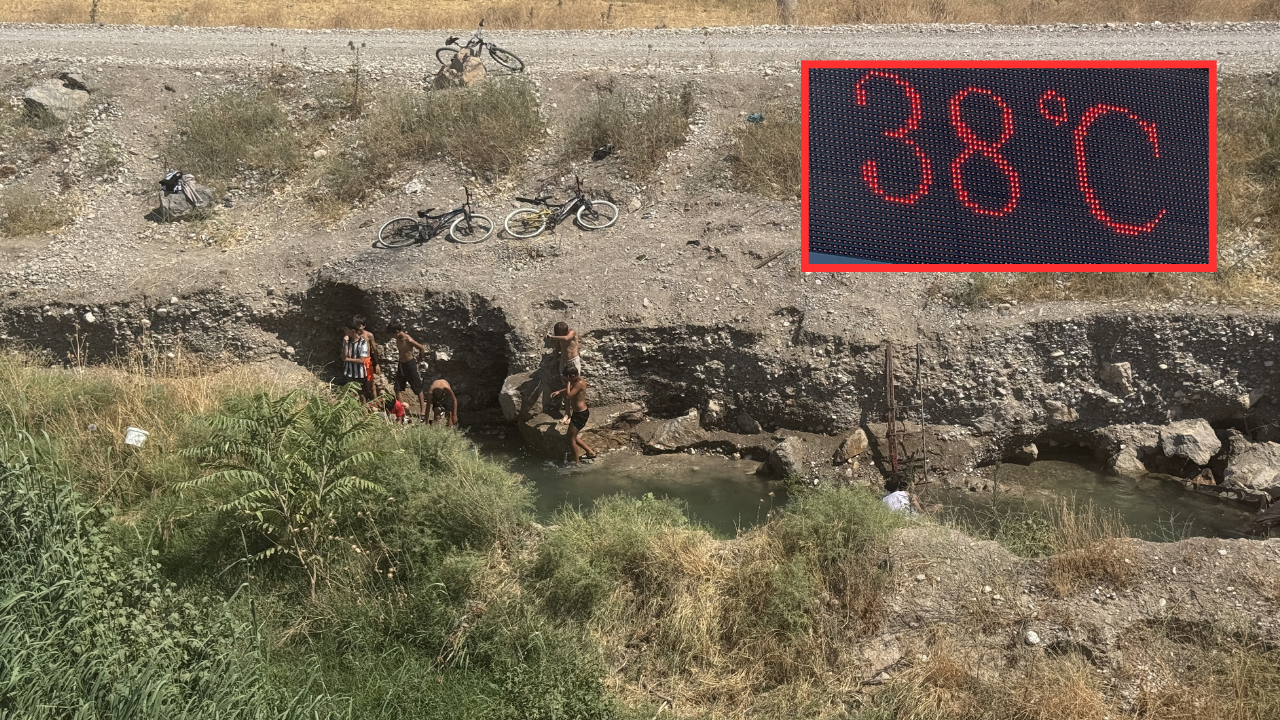Kahramanmaraş Kavruluyor! Serinlemek İçin Bakın Nereye Gittiler