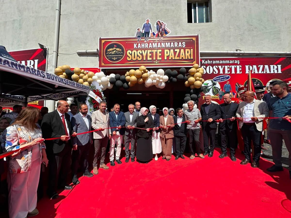 Kahramanmaraş Sosyete Pazarı yeni yerinde kapılarını açtı