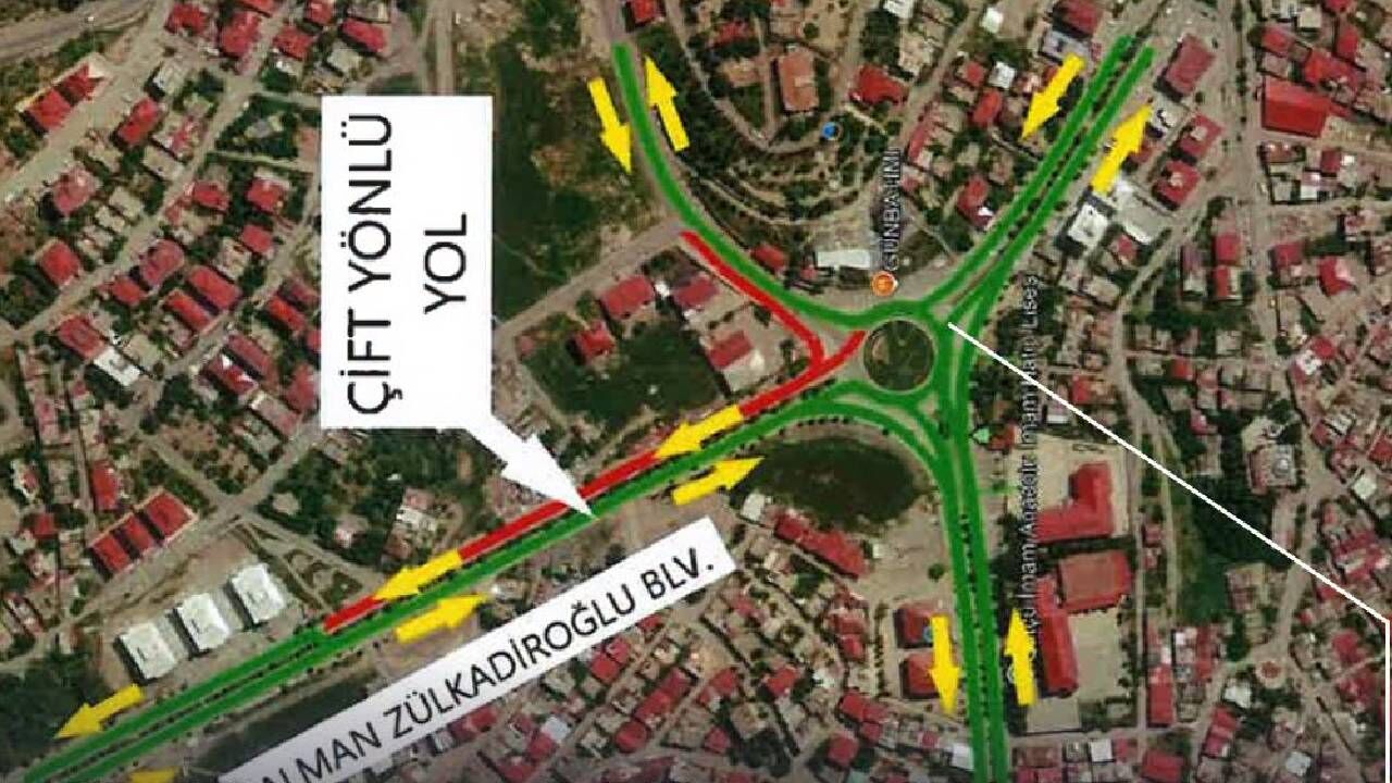 Kahramanmaraşlılar dikkat! O yol 10 gün trafiğe kapalı