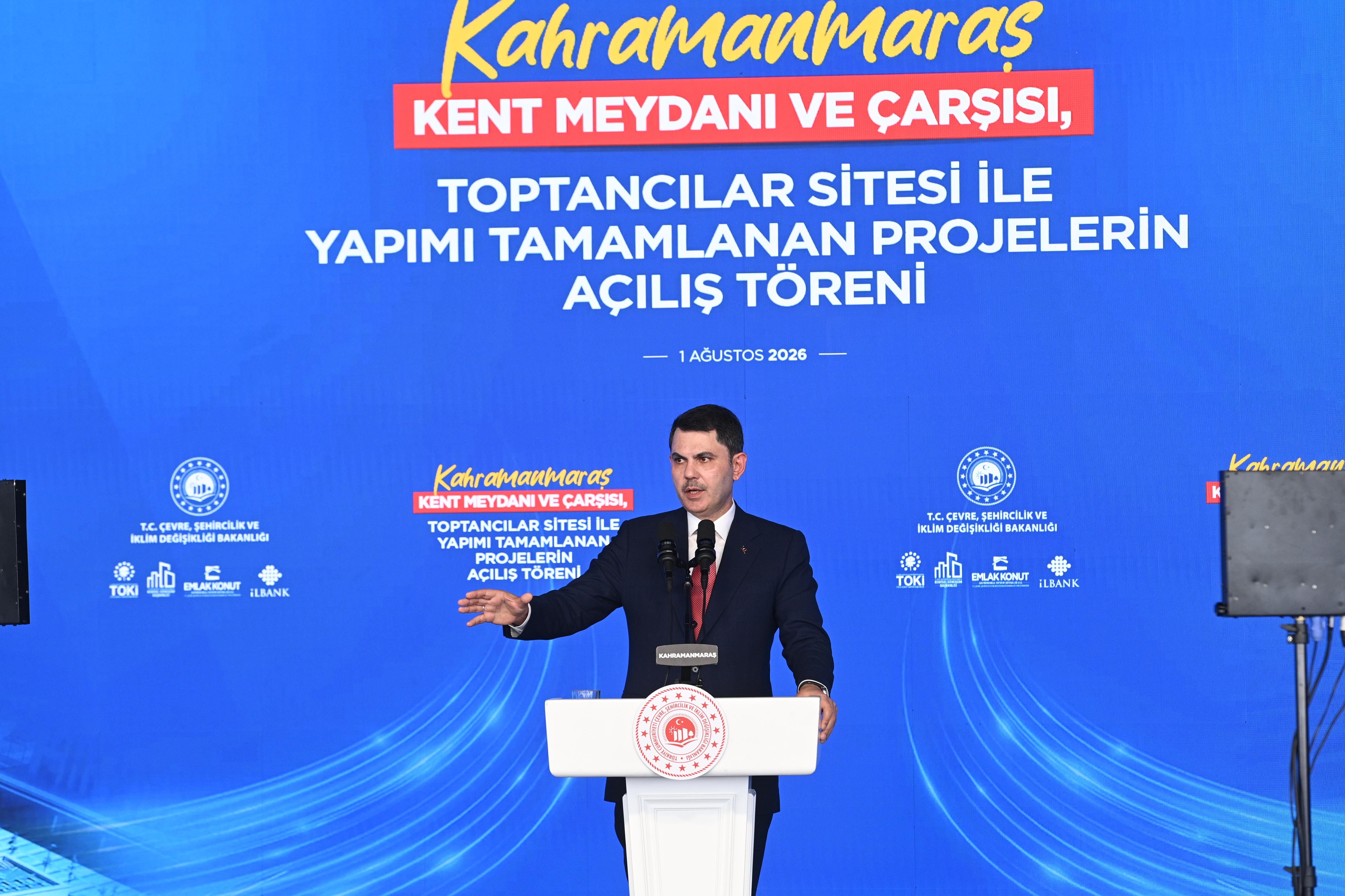 Kahramanmaraş'ta 5 Yeni Yatırım Açıldı, 4 Bin 500 Sosyal Konut Daha Yapılacak (4)