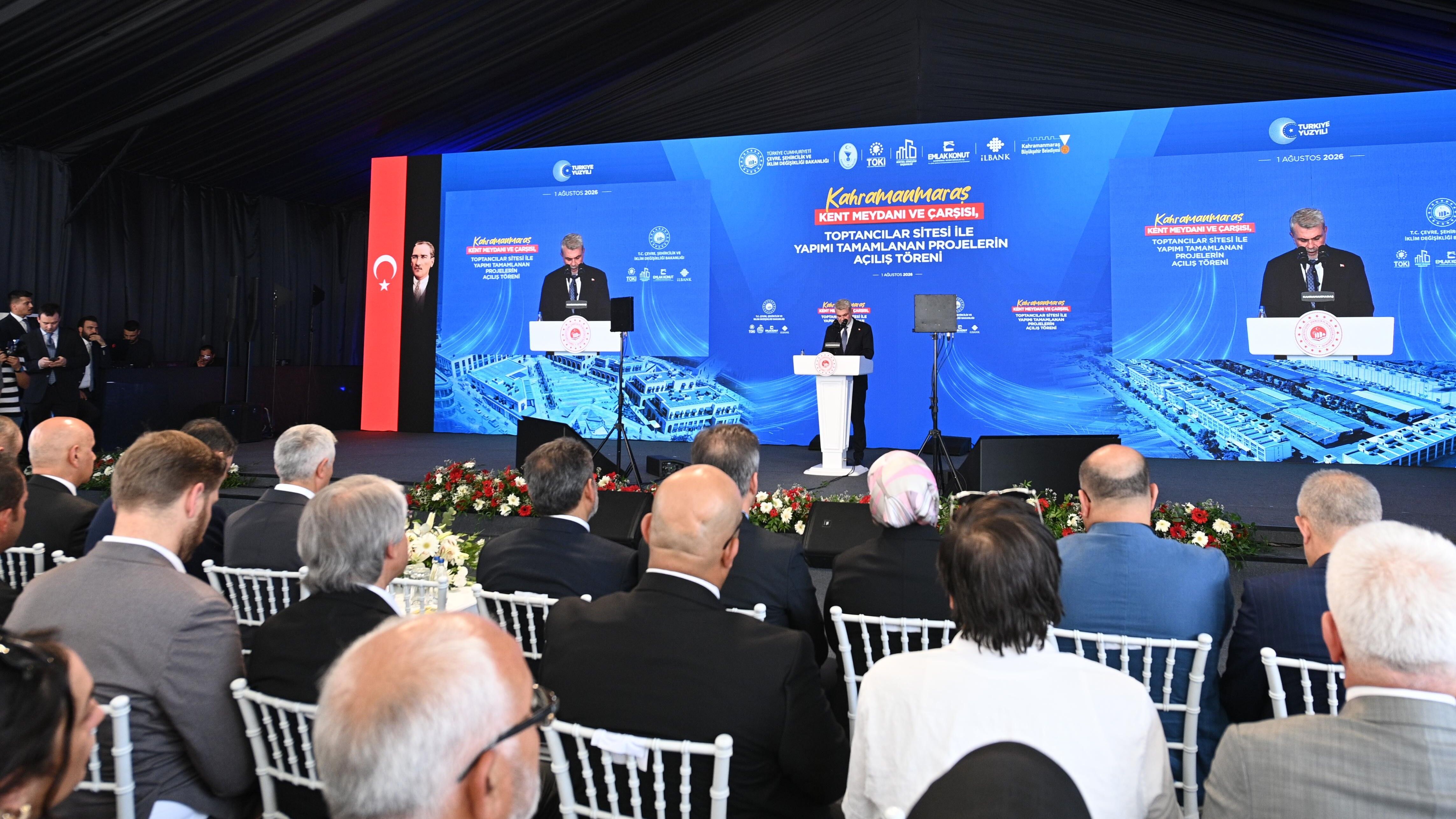 Kahramanmaraş'ta 5 Yeni Yatırım Açıldı, 4 Bin 500 Sosyal Konut Daha Yapılacak (9)