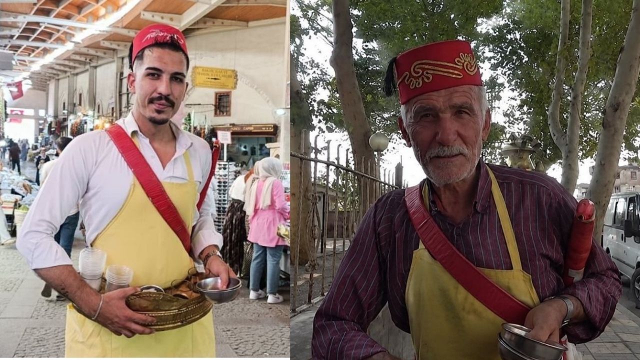 Kahramanmaraş'ta 60 yıldır meyan şerbeti satarak baba mesleğini yaşatıyor
