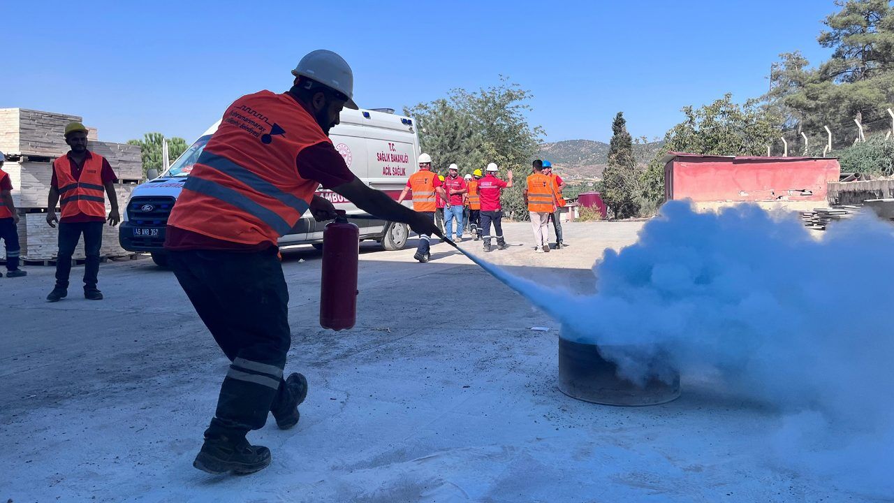 Kahramanmaraş’ta acil durum tatbikatı!