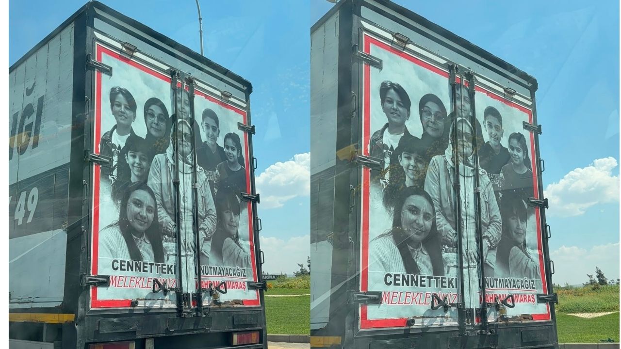 Kahramanmaraş'ta Bu Tir'ı Görenlerin Yüreği Sızlıyor (1)