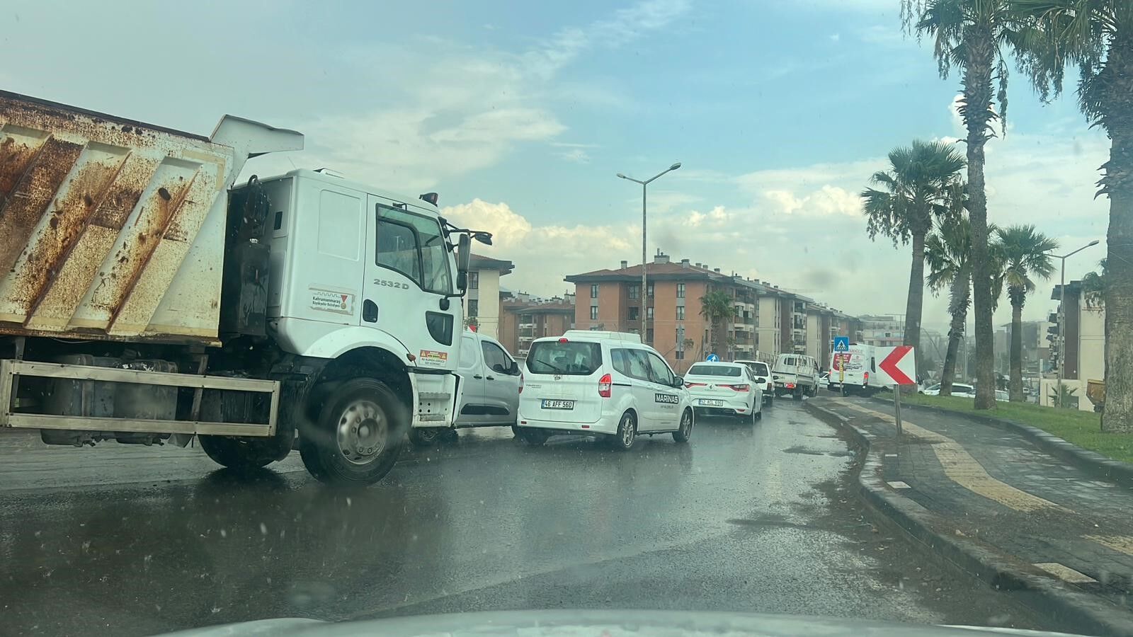 Kahramanmaraş’ta Gökyüzü Şimşeklerle Aydınlandı, Sağanak Başladı (6)
