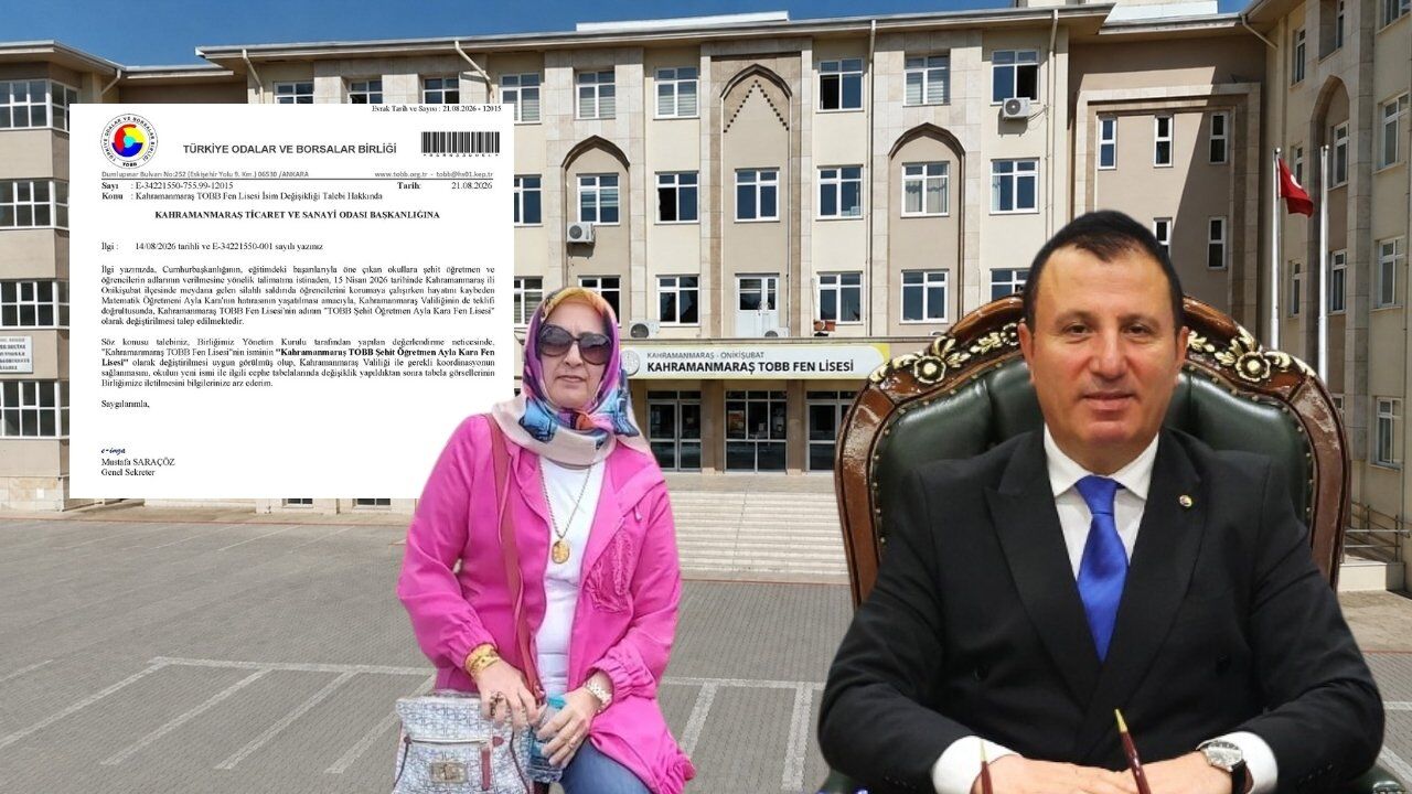 Kahramanmaraş'ta Şehit Öğretmen Ayla Kara'nın adı okulda yaşayacak