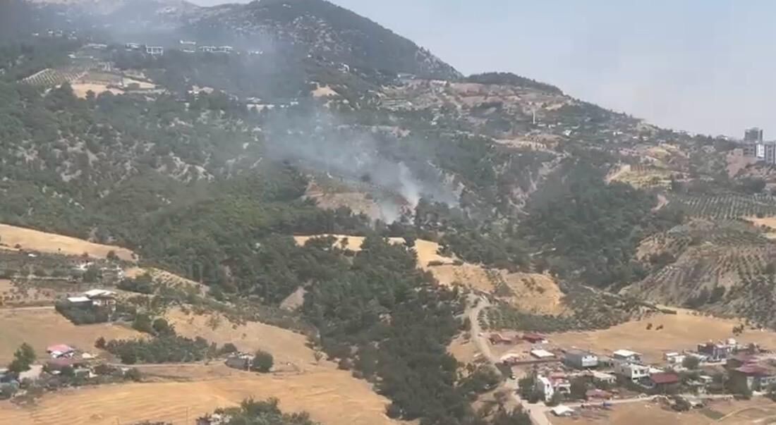 Kahramanmaraş’ta Sıcak Hava Alarmı! Ormanlık Alanda Yangın Çıktı (3)