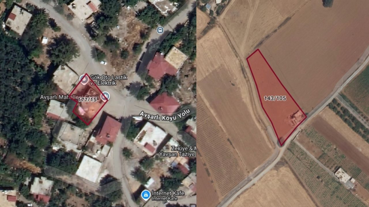 Kahramanmaraş'ta tarla ve iki katlı ev icradan satışa çıkarıldı