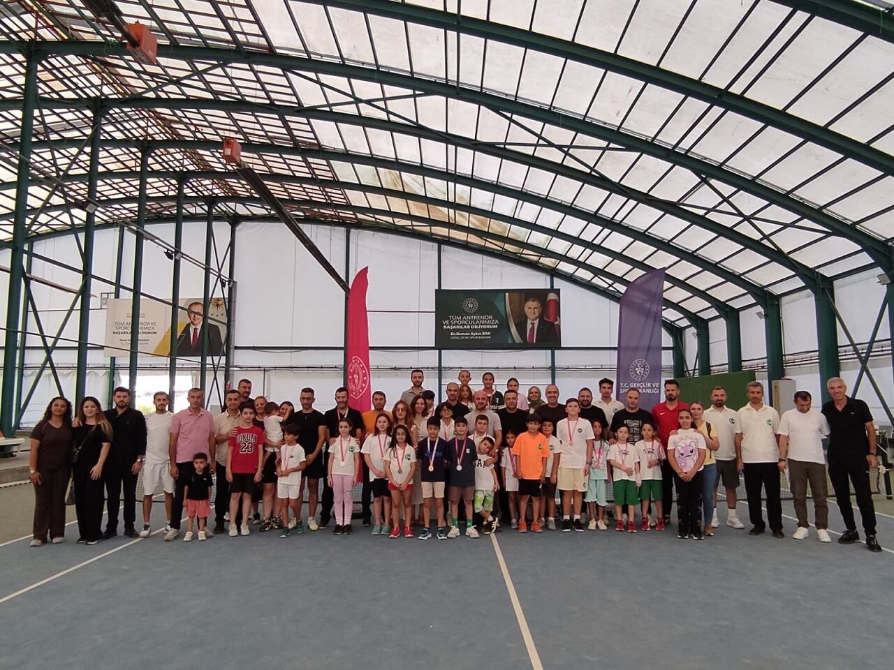 Kahramanmaraş'ta Tenis Şöleni! 56 Sporcu Madalya Için Yarıştı (1)