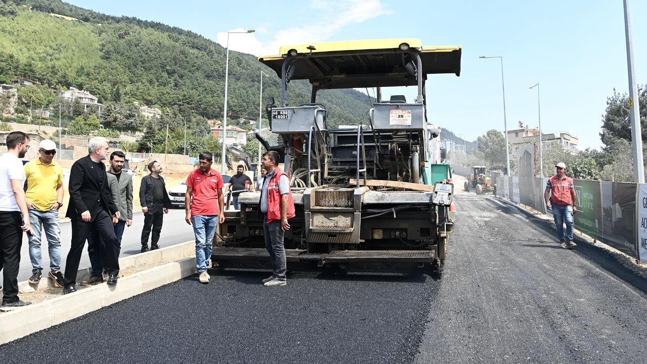 Kahramanmaraş’ta ulaşımı rahatlatacak 10 kilometrelik yeni aks yükseliyor