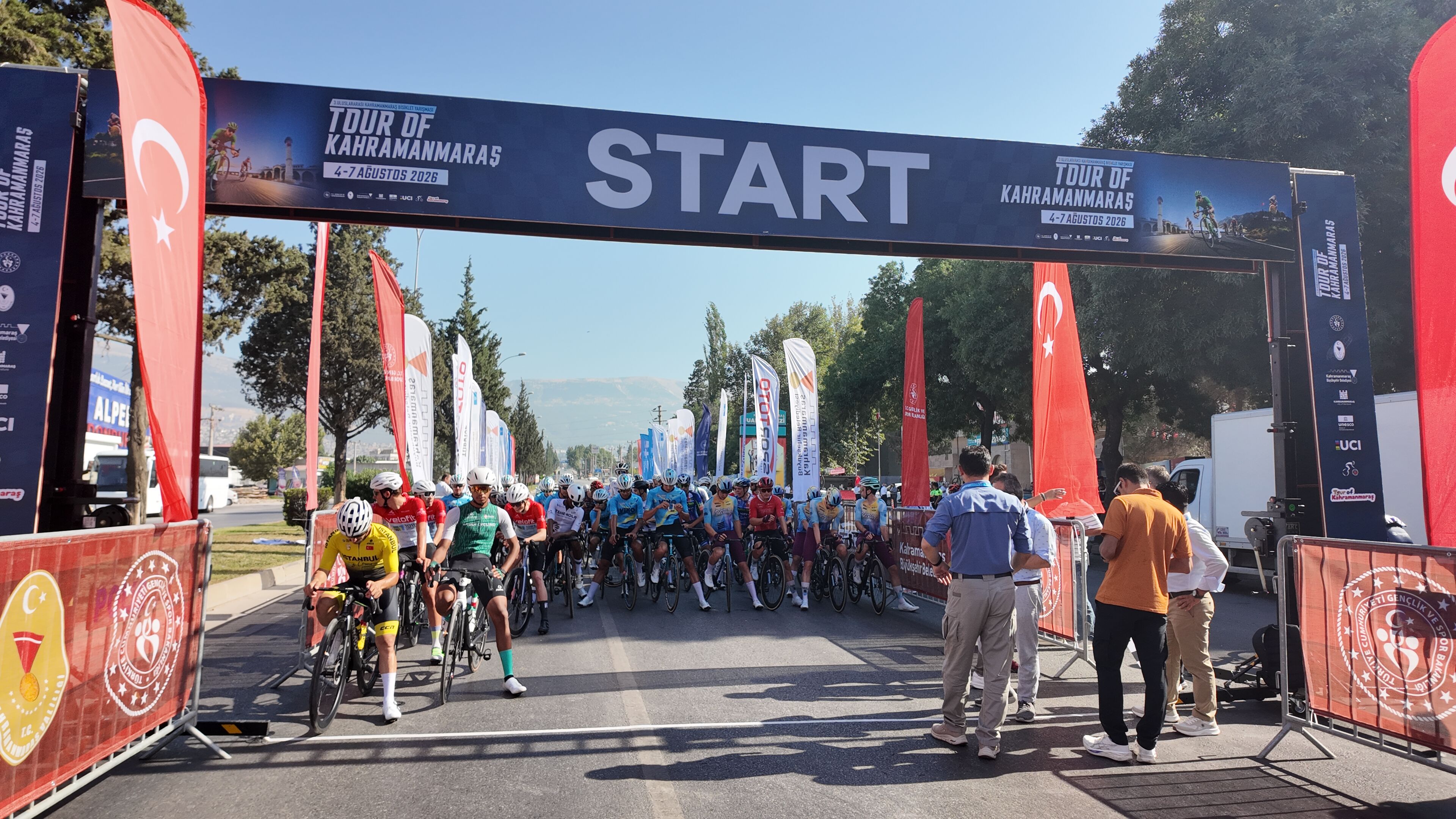 Kahramanmaraş'ta Uluslararası Bisiklet Turnuvası Başladı
