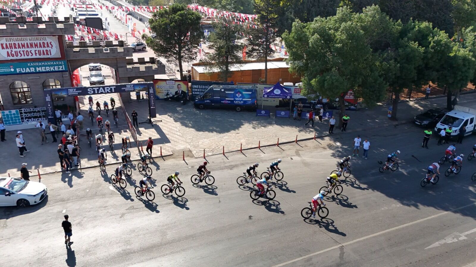 Kahramanmaraş'ta Uluslararası Bisiklet Yarışında 2. Etap Start Aldı (2)