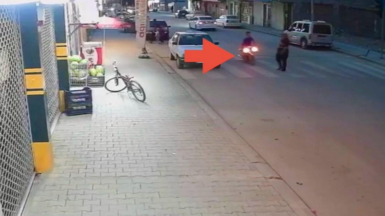 Kahramanmaraş'ta yaşlı adama motosiklet çarptı! Yaralıyı bırakıp kaçtı