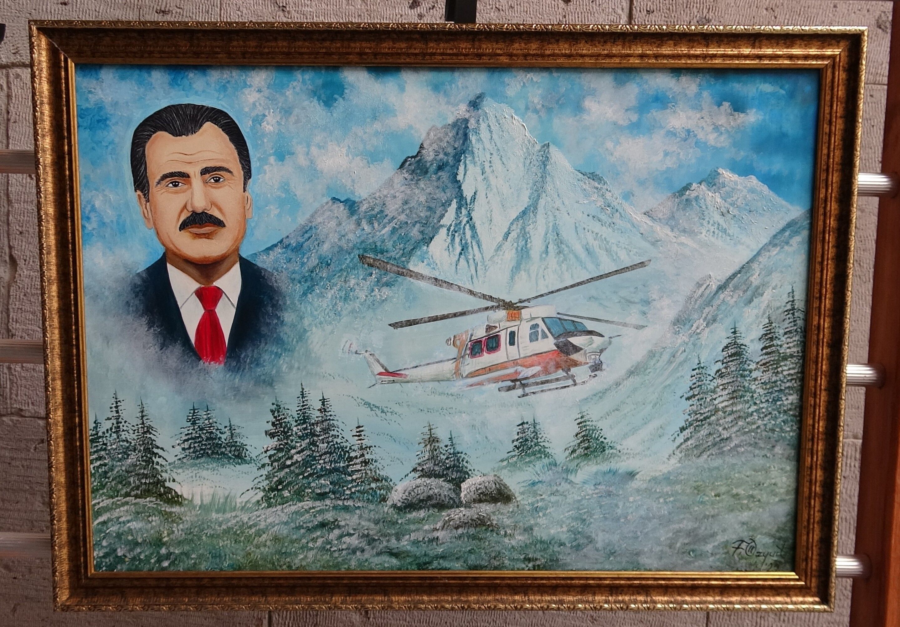 Kahramanmaraş’taki Helikopter Kazasını Resmetti! (5)