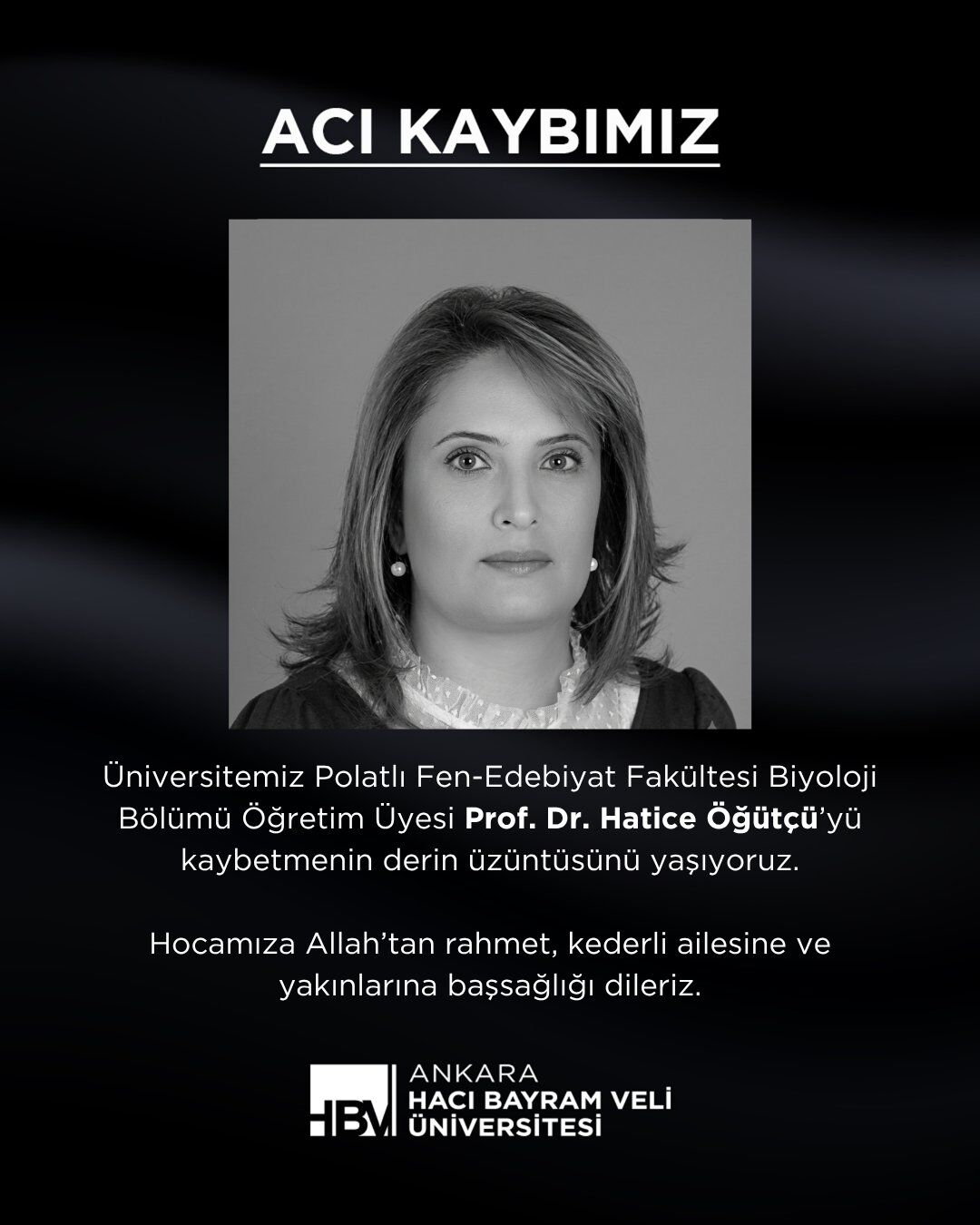 Prof. Dr. Hatice Öğütçü Kimdir Prof. Dr. Hatice Öğütçü Neden Vefat Etti-1