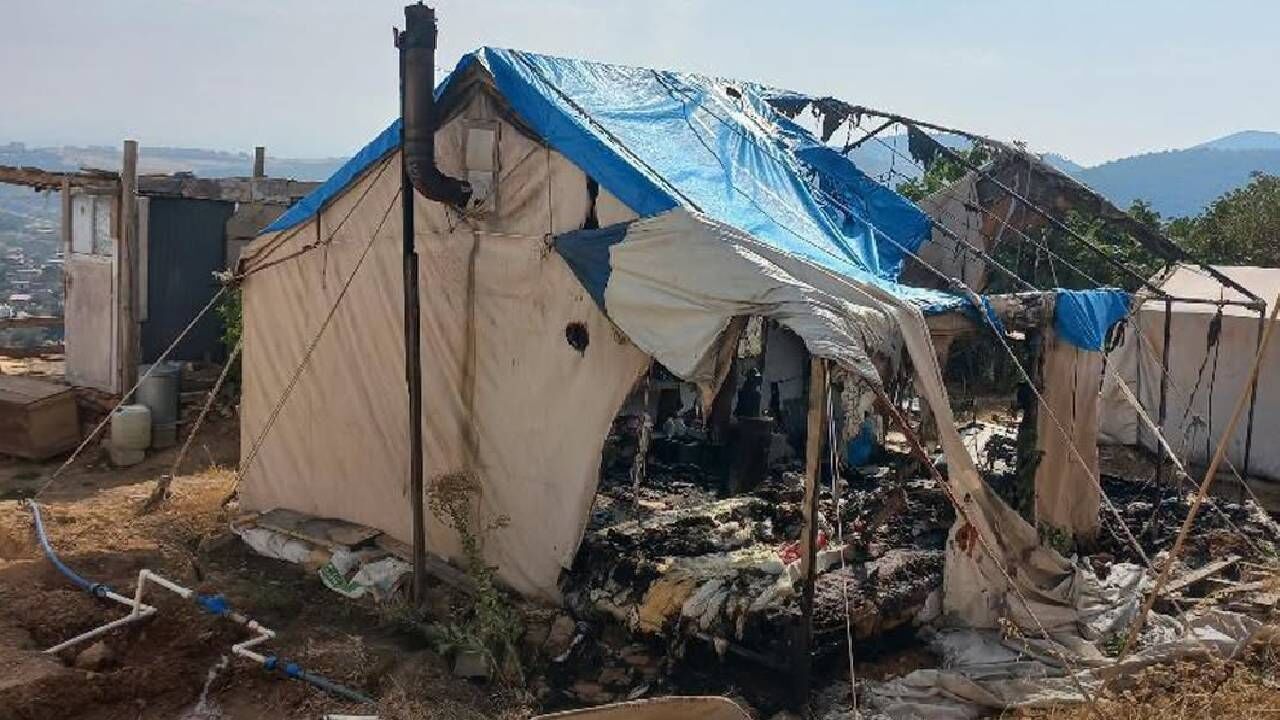 Kahramanmaraş’ta çadır yangını sonrası çarpıcı iddia-1