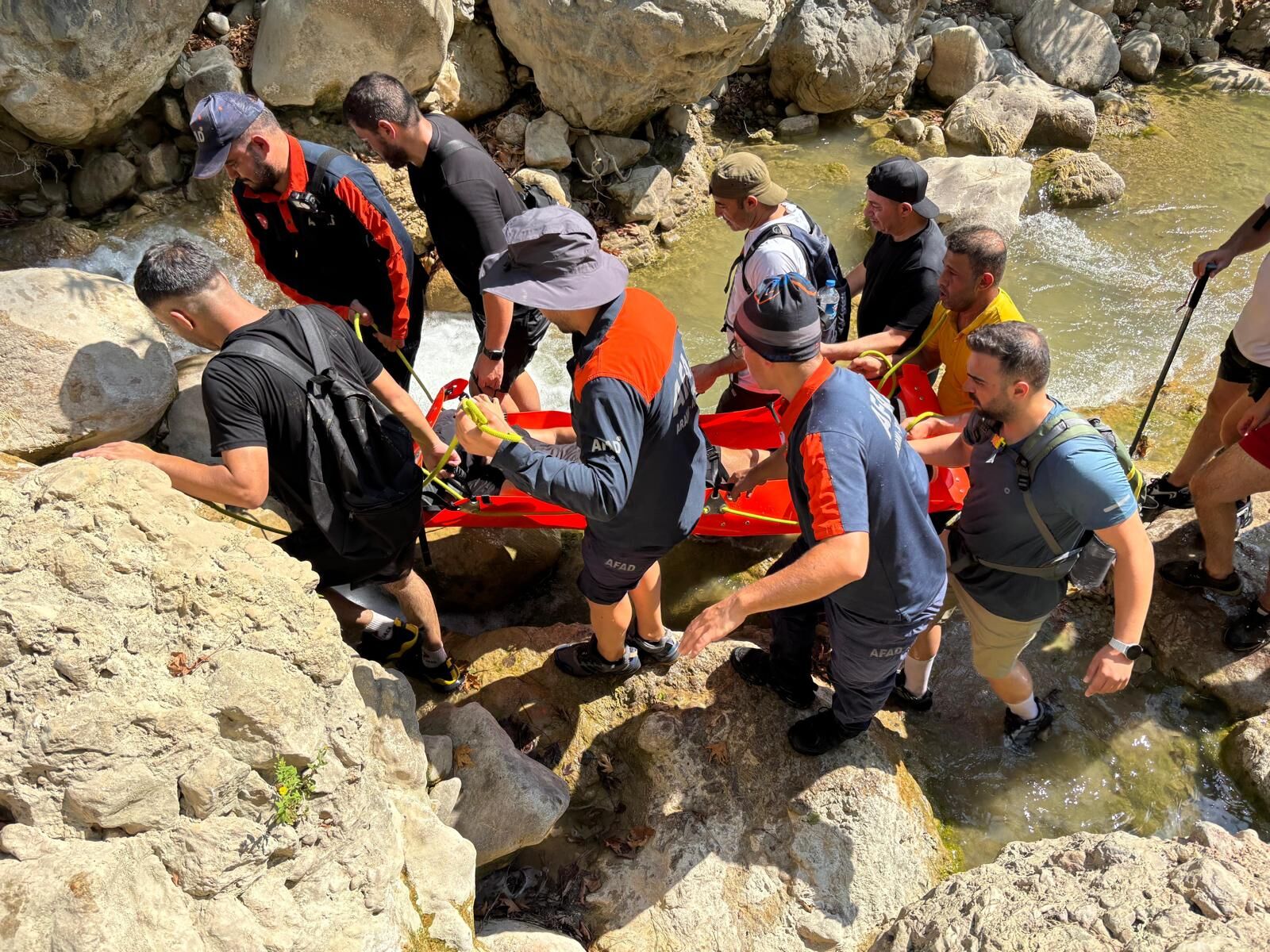 Kahramanmaraş’ta Şelale Kanyonu’nda düşen vatandaş kurtarıldı1