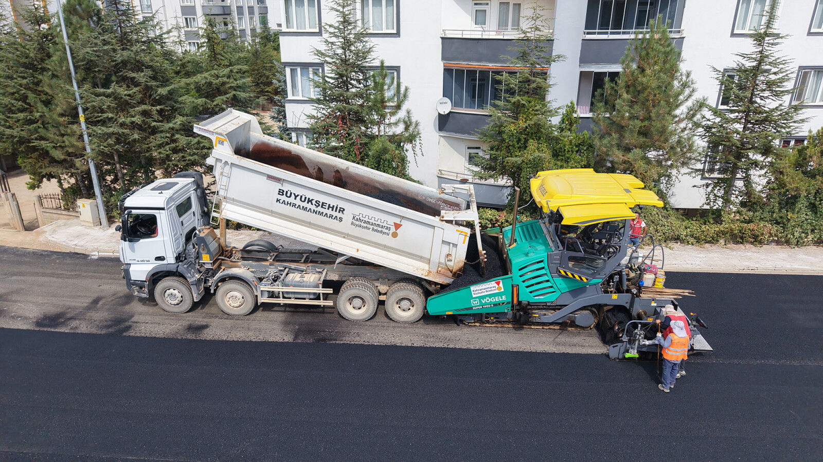 Afşin’de 1,5 Kilometrelik Atlas Caddesi Baştan Sona Yenileniyor (1)