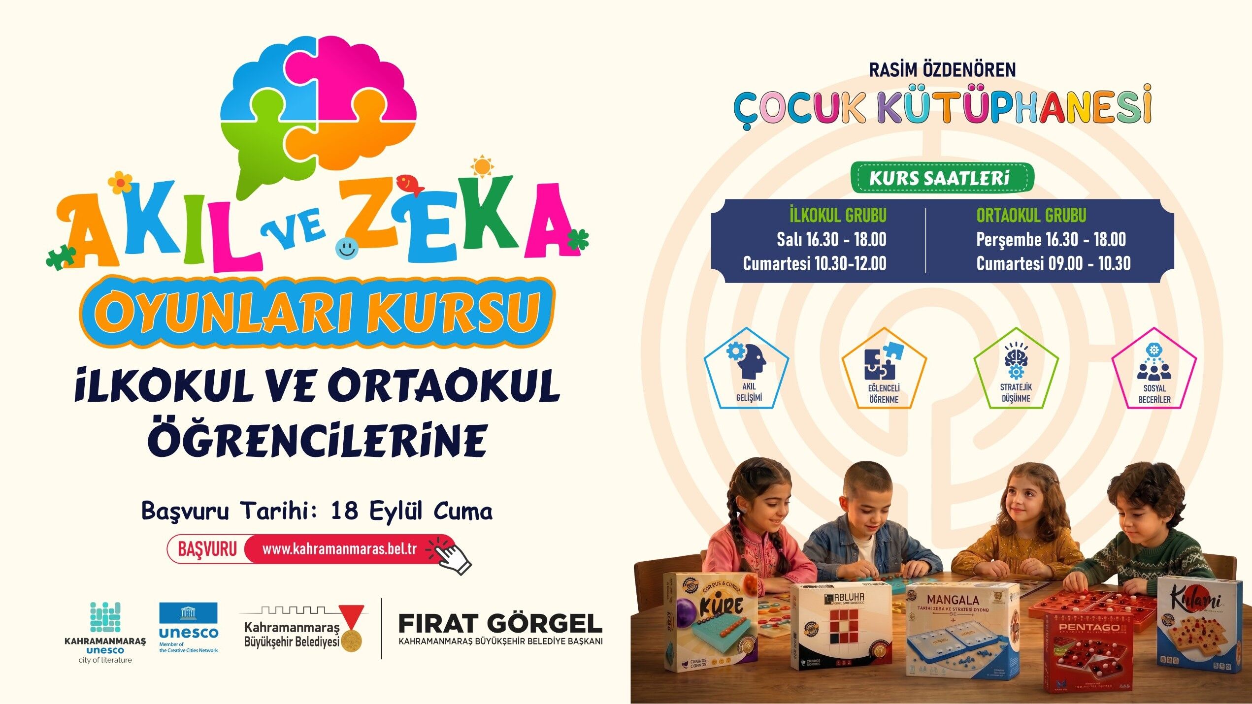 Akıl Ve Zeka Oyunları Kursu