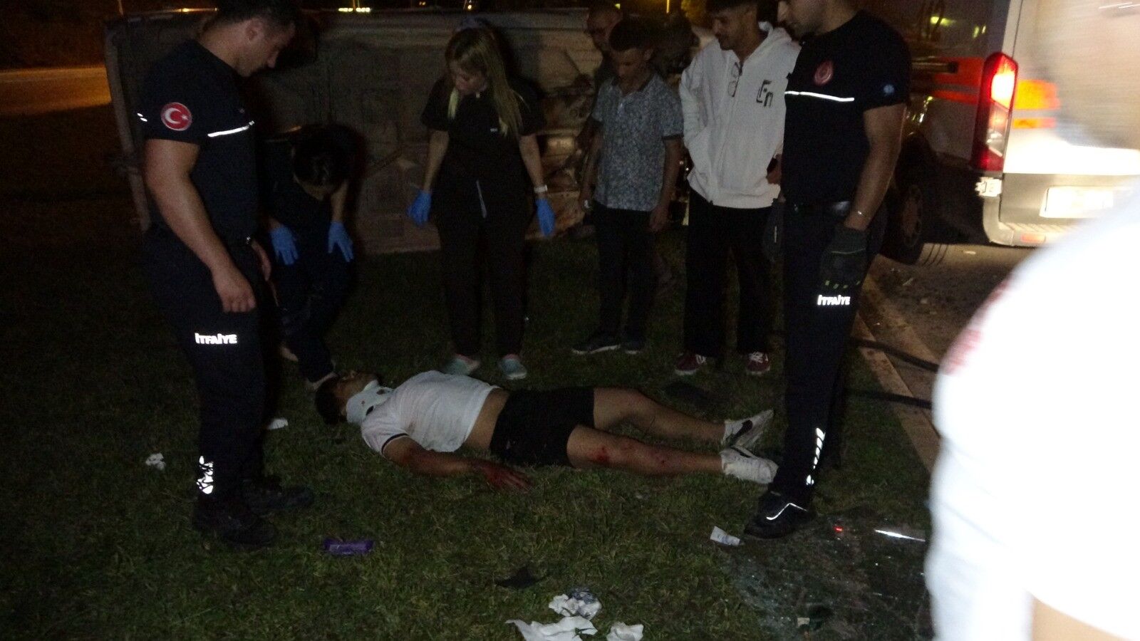 Antalya Manavgat’ta Otomobil Takla Attı! 2 Kişi Yaralandı