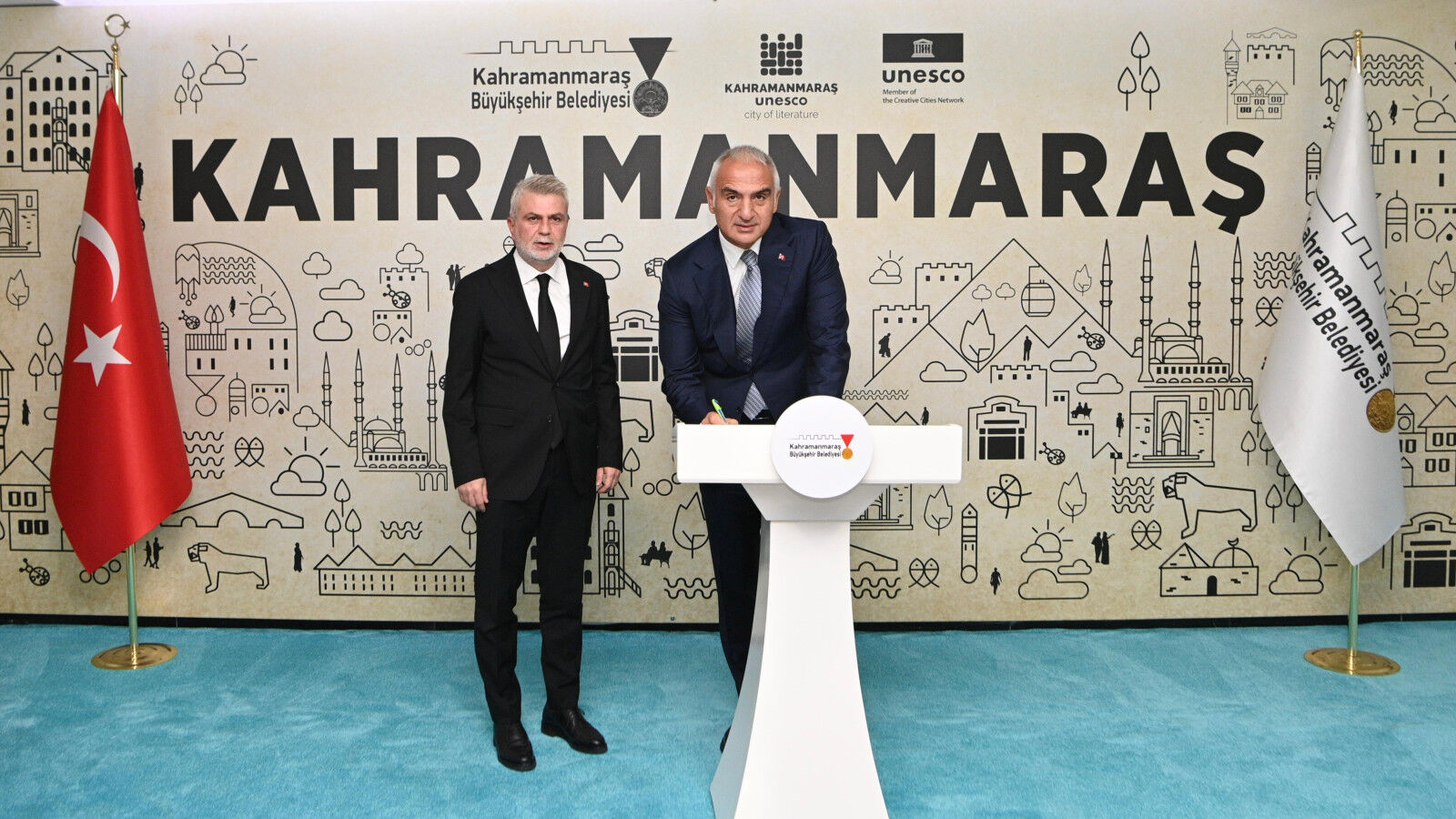 Başkan Görgel, Bakan Ersoy’u Ağırladı! Kahramanmaraş’ın Tarihi Mirası Masaya Yatırıldı-1