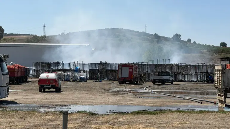 Bursa’da Fabrika Yangını