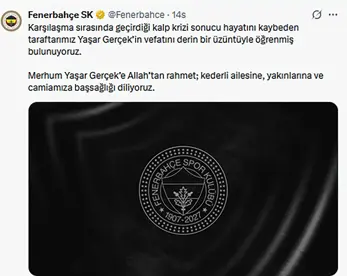 Derbide Kalp Krizi Geçiren Taraftar, Oğluyla Ilk Kez Birlikte Maça Gitmiş