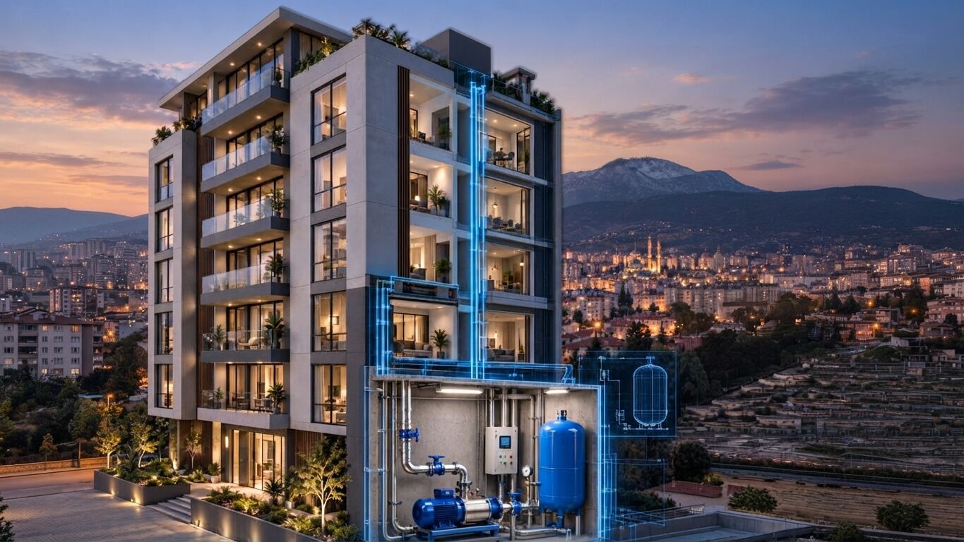Kahramanmaraş’ta yüksek katlarda yaşayanlara su basıncı uyarısı