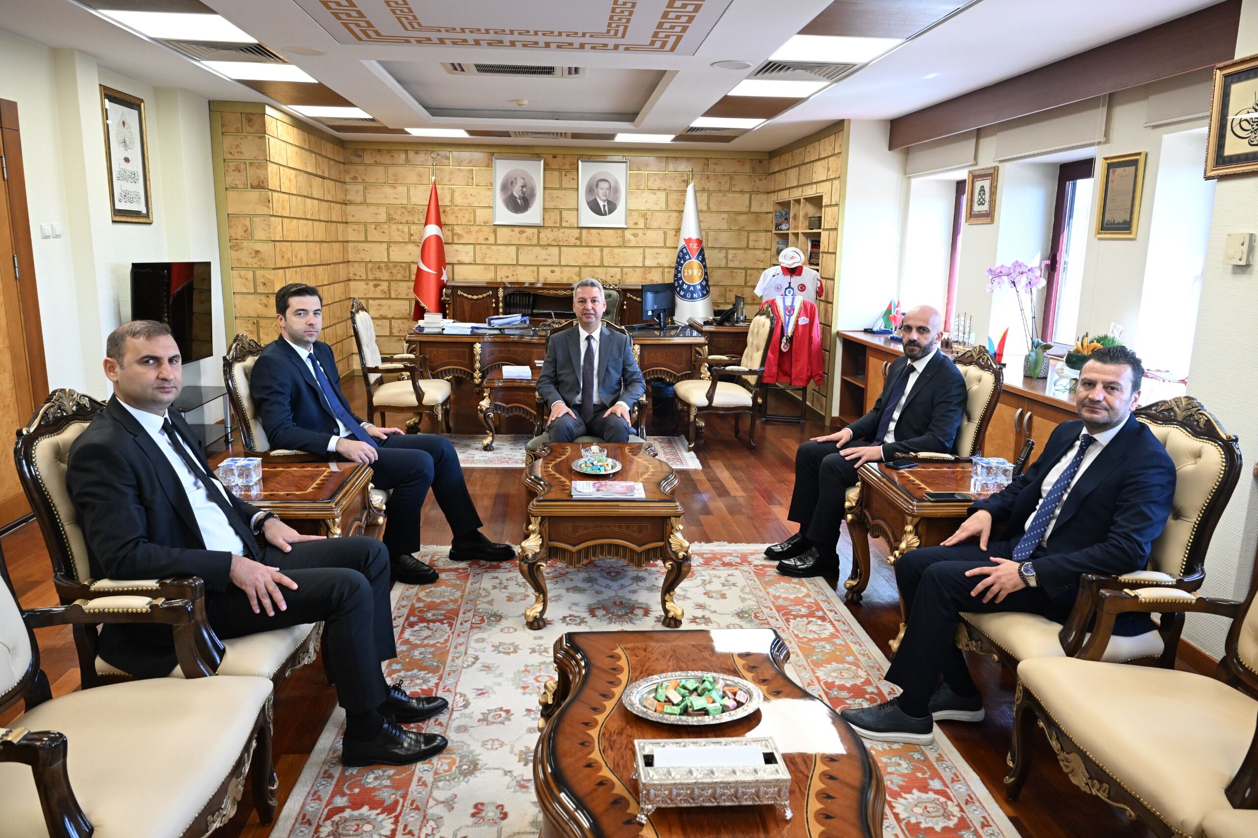 Gençlik Hizmetleri Genel Müdürü Efendioğlu’ndan Ksü Rektörü Okumuş’a Ziyaret (2)